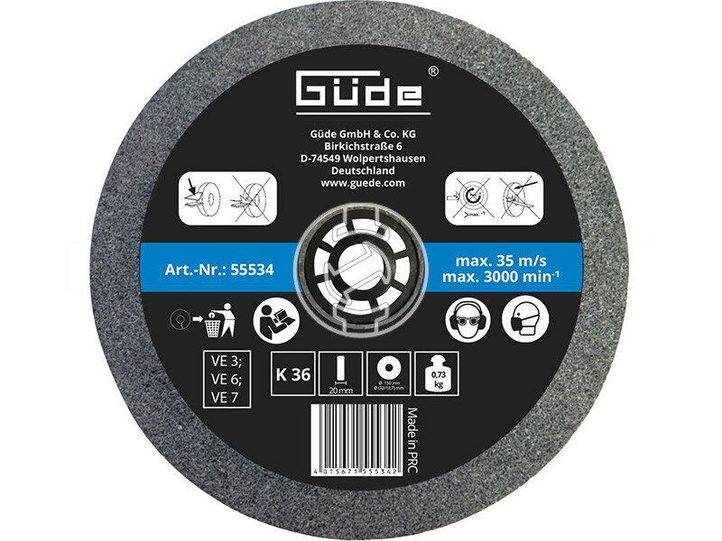Güde K36 150x20x32 mm köszörűkorong kettősköszörűre