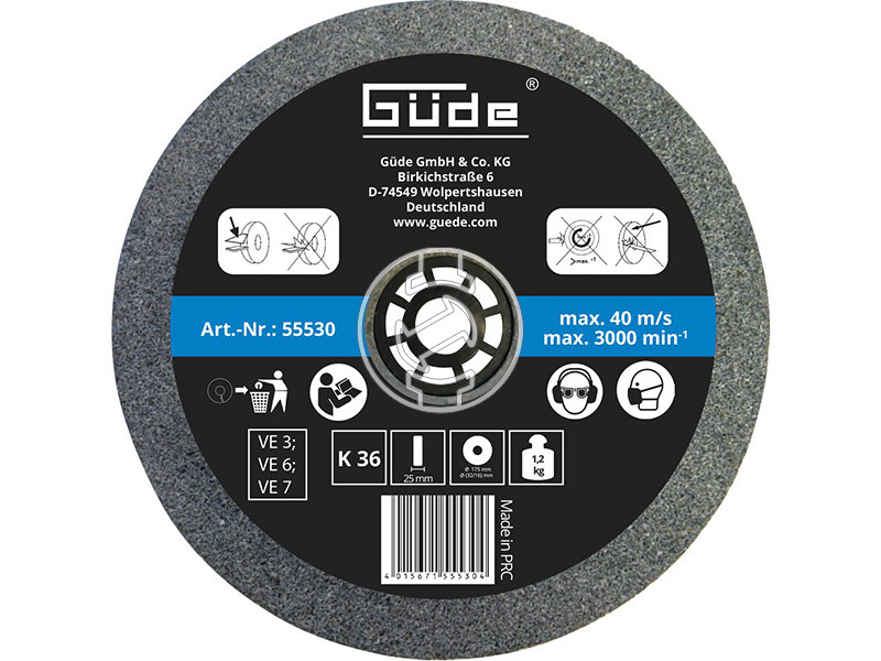 Güde K36 175x25x32 mm köszörűkorong kettősköszörűre