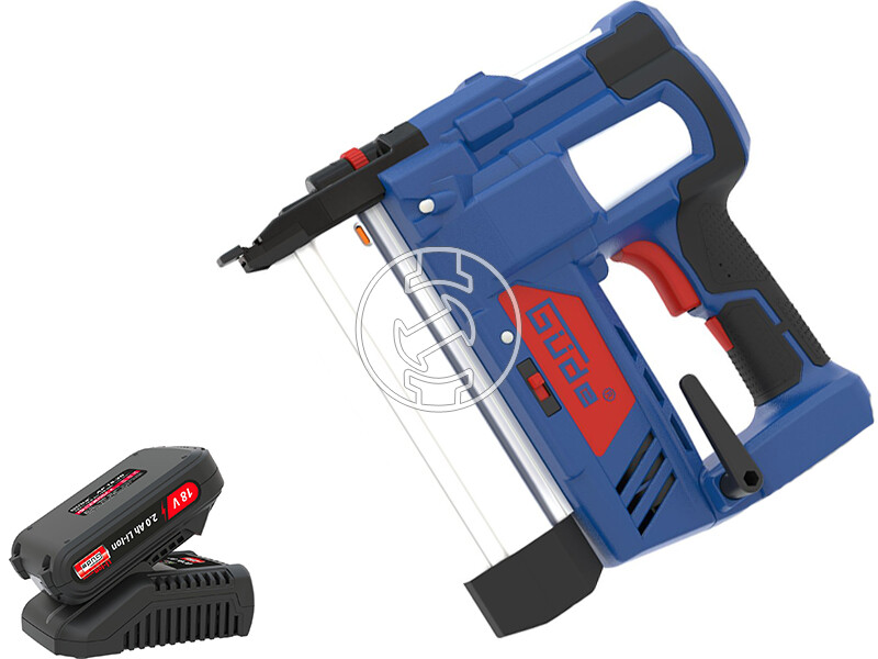 Güde KN 18-0 akkus kombi szegező és kapcsozó + LGAP 18-3020 akkumulátor és töltő szett