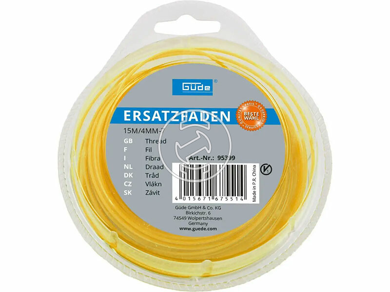 Güde kör profilú damil fűkaszához 15m/4mm