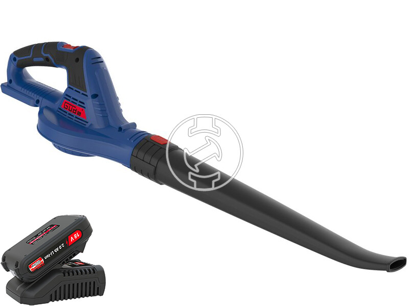 Güde LB 18-0 akkus lombfúvó + LGAP 18-3020 akkumulátor és töltő szett