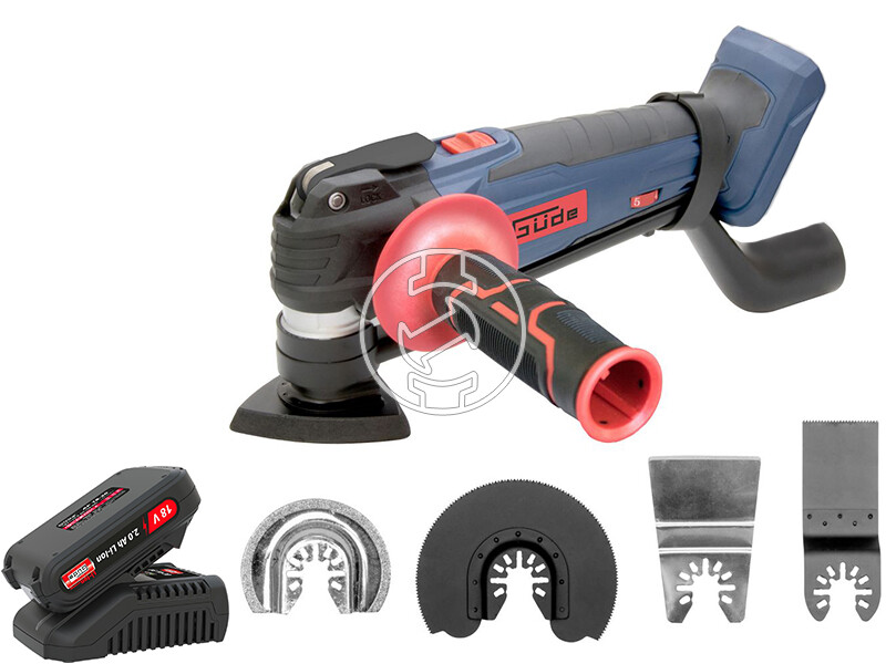 Güde MW-18-0 akkus oszcilláló multigép + LGAP 18-3020 akkumulátor és töltő szett