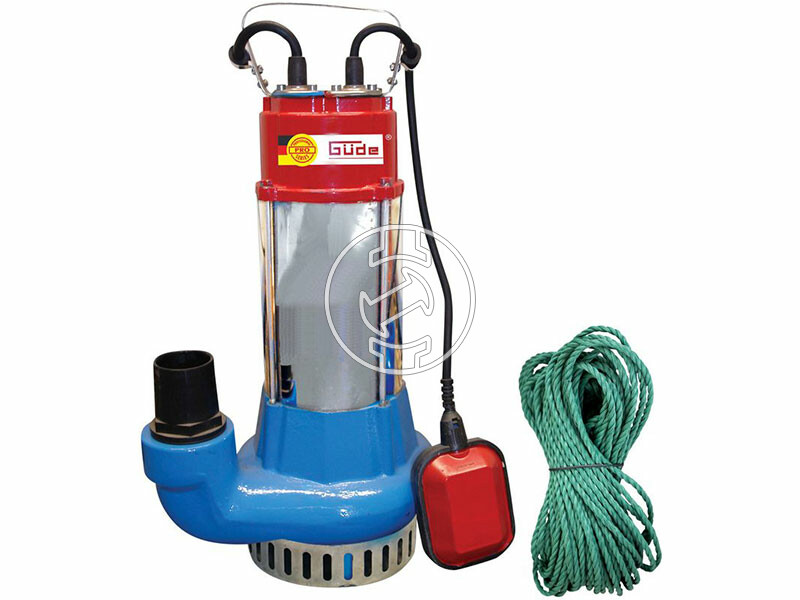 Güde PRO 1100 búvárszivattyú szennyezett vízre