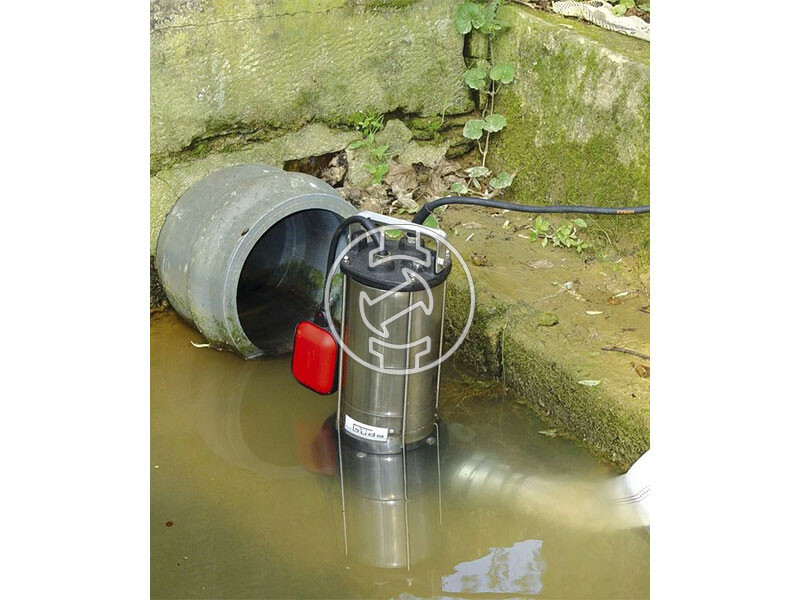 Güde Profisub A búvárszivattyú szennyezett vízre