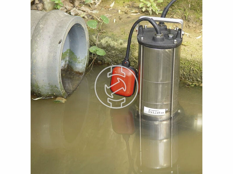 Güde Profisub A búvárszivattyú szennyezett vízre