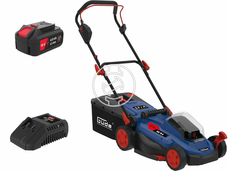 Güde RM 18-401-23 akkus fűnyíró 18 V | 330 mm | 200 m2 | Szénkefementes | Akku és töltővel