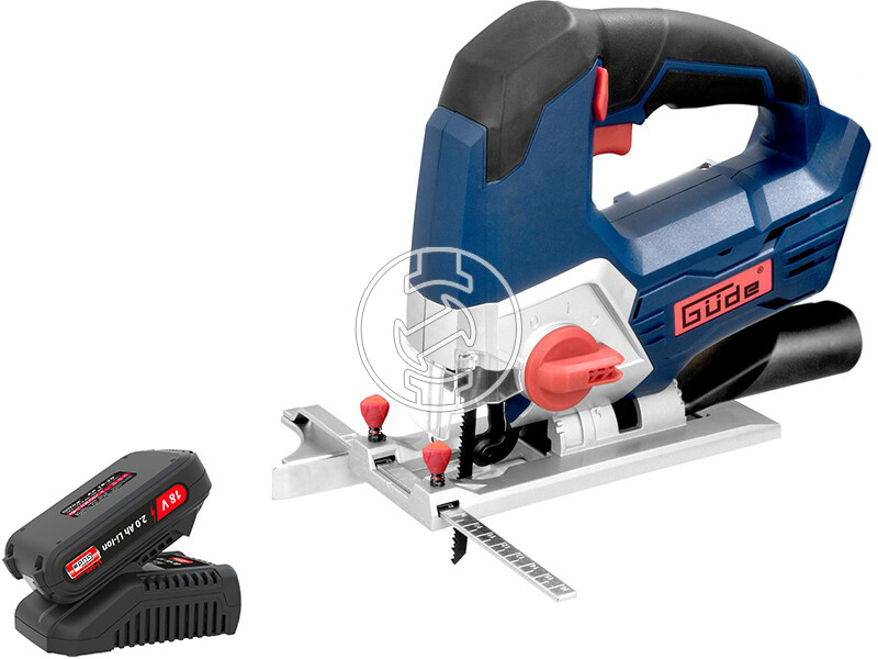Güde STS 18-0 akkus dekopírfűrész + LGAP 18-3020 akkumulátor és töltő szett