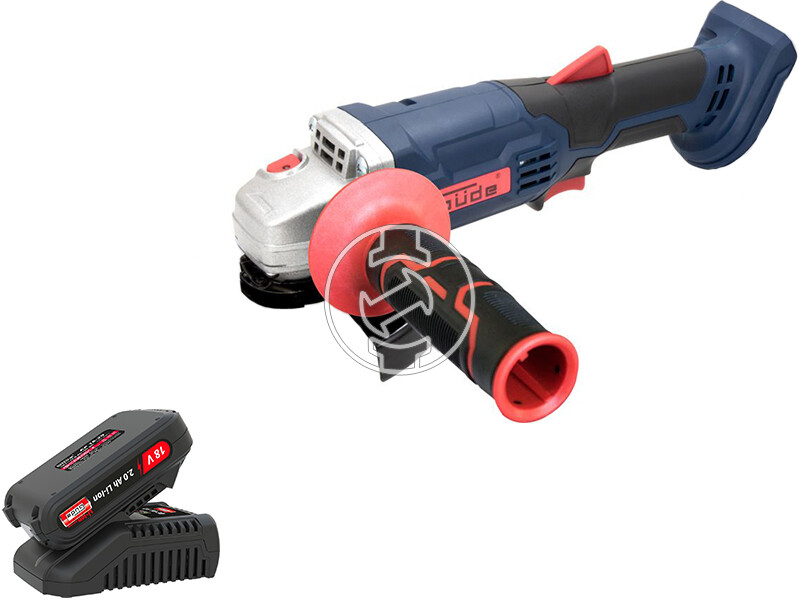 Güde WS 18-0 akkus sarokcsiszoló + LGAP 18-3020 akkumulátor és töltő szett