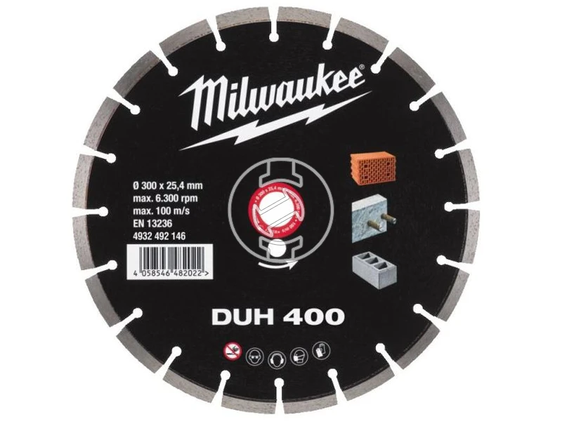 Milwaukee DUH 300 mm gyémánt vágótárcsa