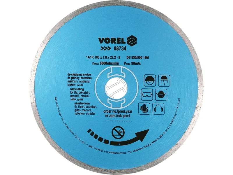 Kép: Gyemant vagotarcsa folyamatos peremu 180 mm.webp