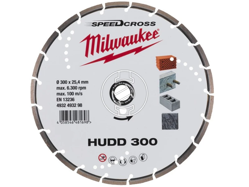 Milwaukee HUDD 300 mm gyémánt vágótárcsa