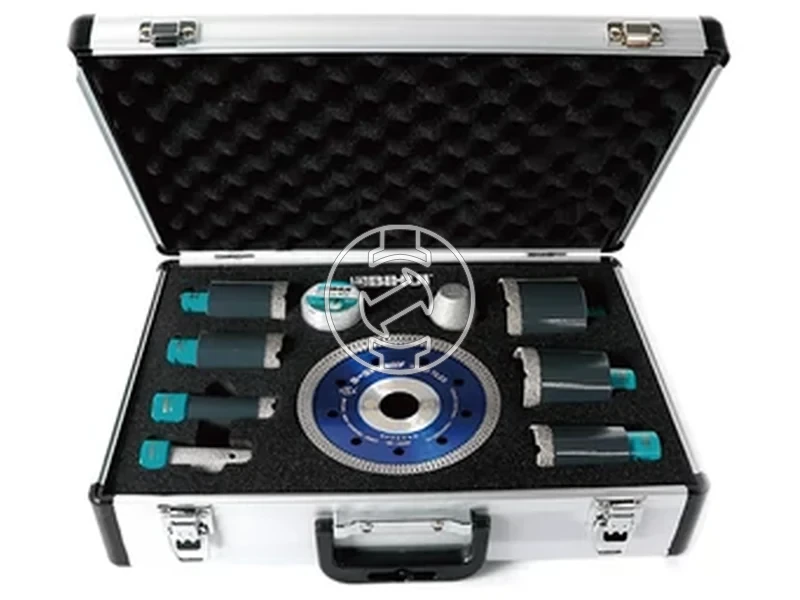 Kép: Gyemantfuro keszlet sarokcsiszolohoz 10 reszes M14 253540455068mm.webp