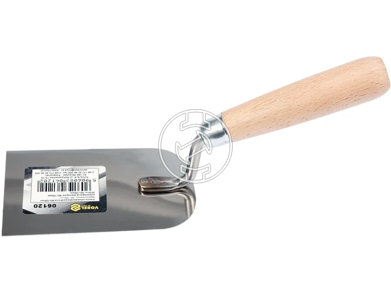 Kép: Hajlitott rozsdamentes acel kaparospakli 80120 mm.webp