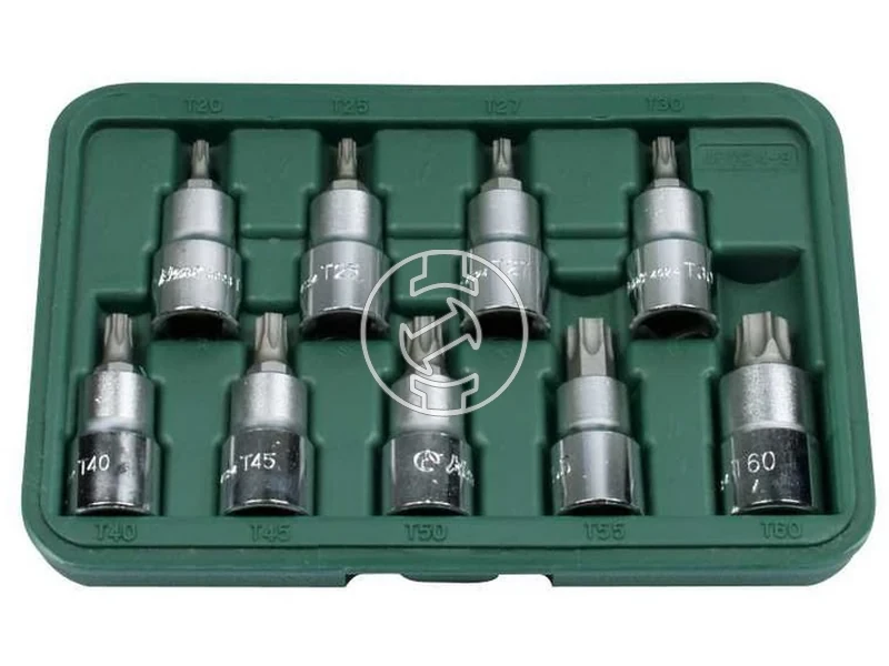 Kép: HANS 12 TORX bit-dugokulcsfej keszlet 9r. T20-T60 46024-9_0.webp