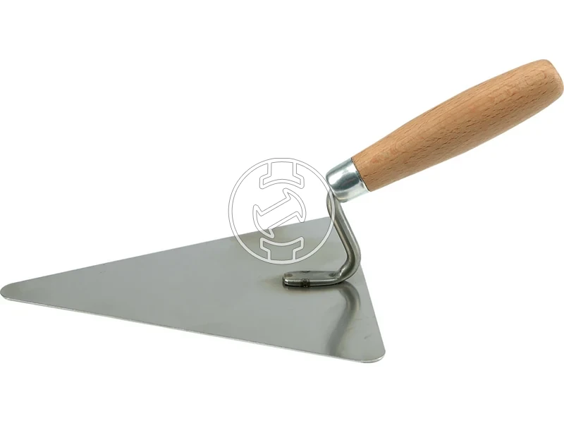 Kép: Haromszogu komuveskanal rozsdamentes acel 180 mm.webp