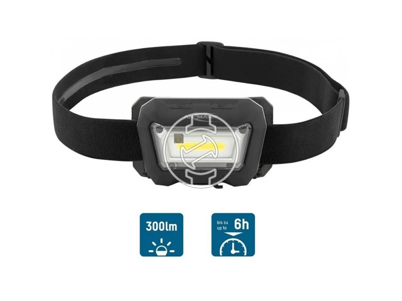 Ansmann HD280RS akkus fejlámpa 3,7 V, 300 lm