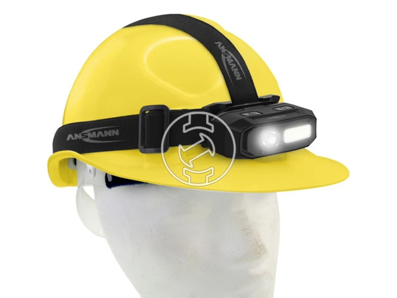 Ansmann HD800RS akkus fejlámpa 3,7 V, 800 lm, COB LED