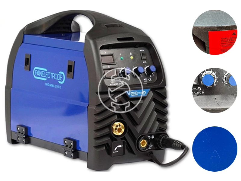 Panelectrode MIG/MMA 200 D fogyóelektródás védőgázas inverteres hegesztő 40 - 200 A | 230 V