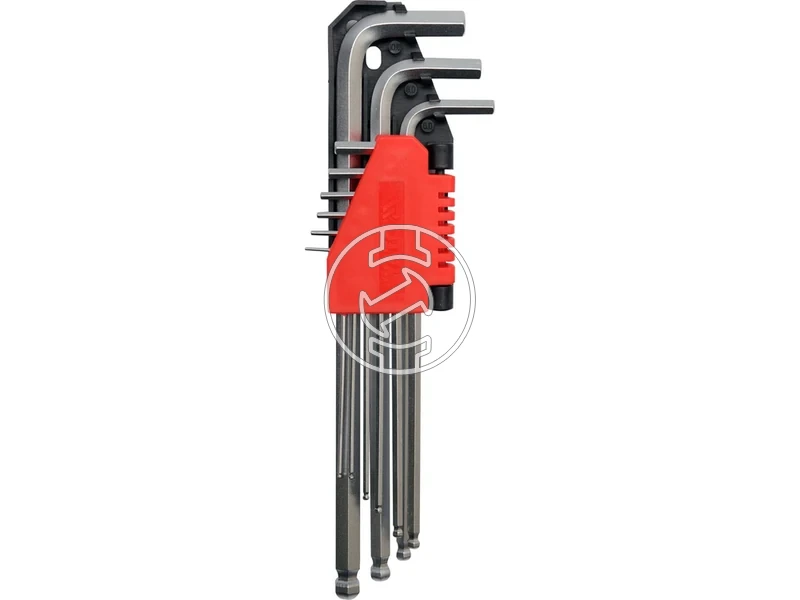 Kép: HEX KEY SET W. BALL 9PCS 1.5-10MM LONG CN.webp