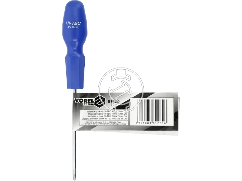 Kép: HI-TEC keresztfeju Phillips csavarhuzo PH0 x 75 mm.webp