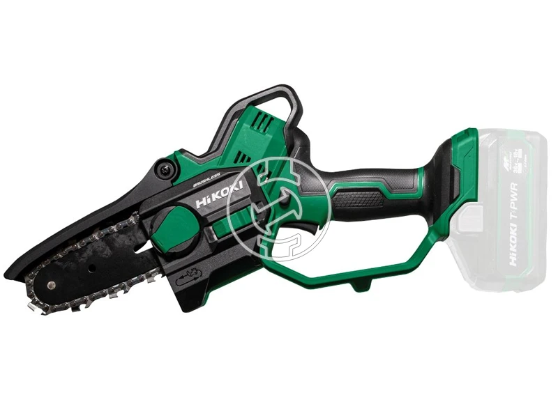 HiKOKI CS1810DDW4Z akkus láncfűrész 18 V | 100 mm | Szénkefementes | Akku és töltő nélkül | Kartondobozban