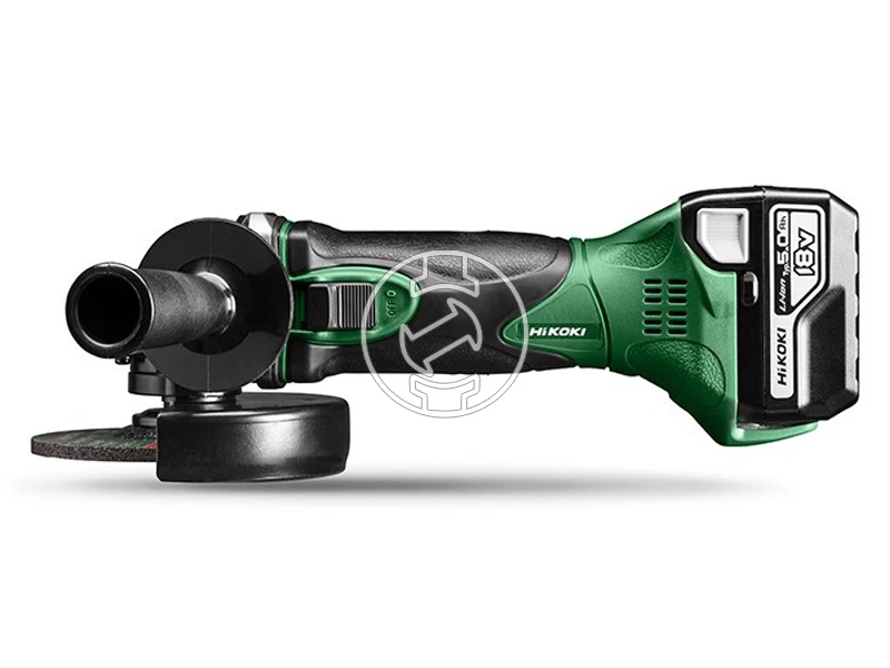 HiKOKI G18DSL2WUZ akkus sarokcsiszoló 18 V | 125 mm | 9000 RPM | Szénkefés | Akku és töltő nélkül | HSC kofferben