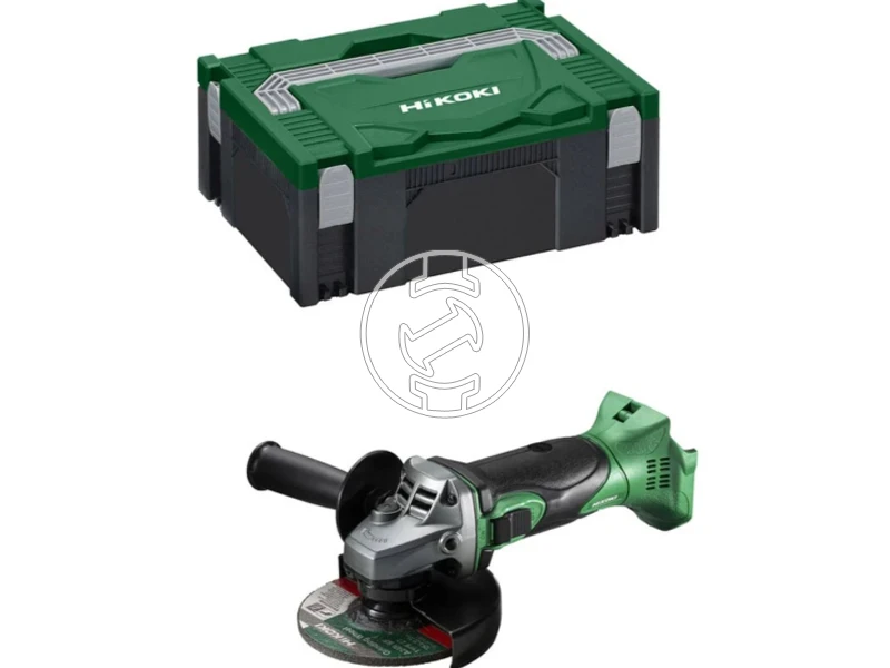HiKOKI G18DSL2W3Z akkus sarokcsiszoló 18 V | 125 mm | 9000 RPM | Szénkefés | Akku és töltő nélkül | HSC kofferben