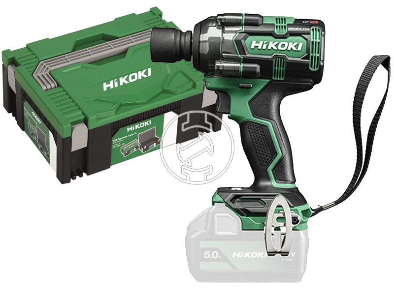 HiKOKI WR18DHW2Z akkus ütvecsavarozó 18 V | 345 Nm | 1/2 inch | Szénkefementes | Akku és töltő nélkül | HSC kofferben