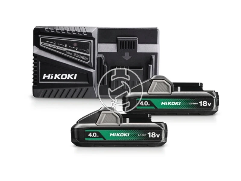 HiKOKI UC18YFSL akkumulátor és töltő szett 2x 4.0Ah