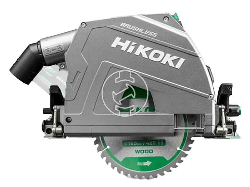 HiKOKI C3606DPAW2Z akkus merülő körfűrész 36 V | Fűrészlap 165 mm x 30 mm | Vágás max. 66 mm | Akku és töltő nélkül | HSC kofferben
