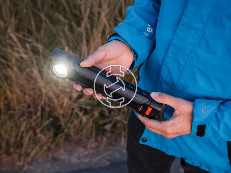 Kép: HL 600 AD akkus kezilampa dinamoval 600180 lm.webp