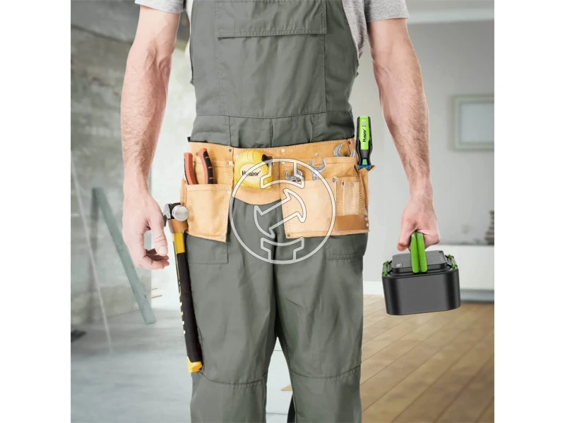 Huepar HM03CG zöld vonallézer Hatósugár jelfogóval: 0 - 60 m