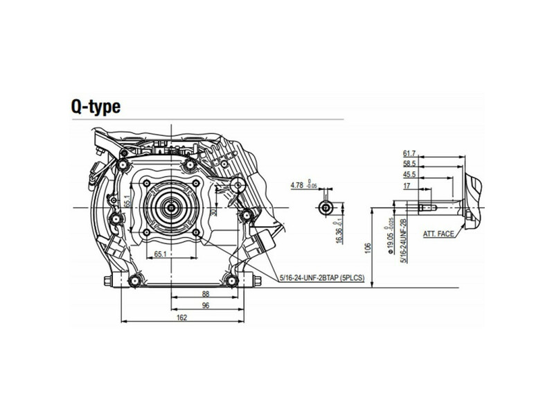 Honda GX-200 Q berántós
