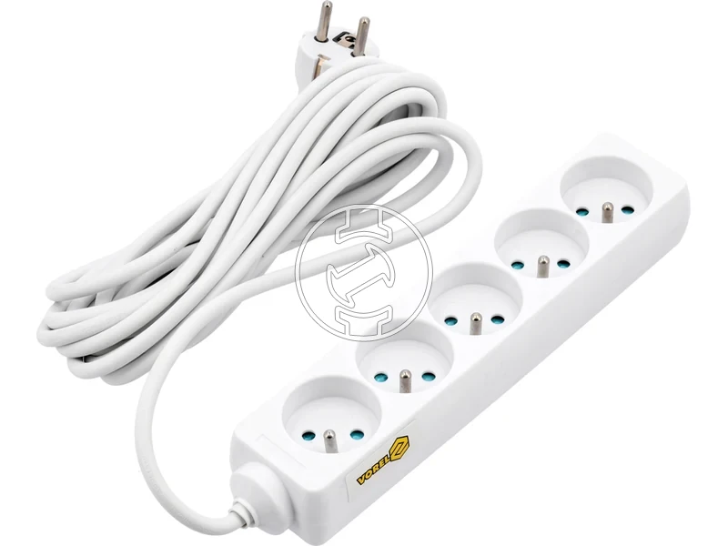 Kép: Hosszabbito eloszto foldelt vedoerintkezos 5 aljzatos 5 m.webp