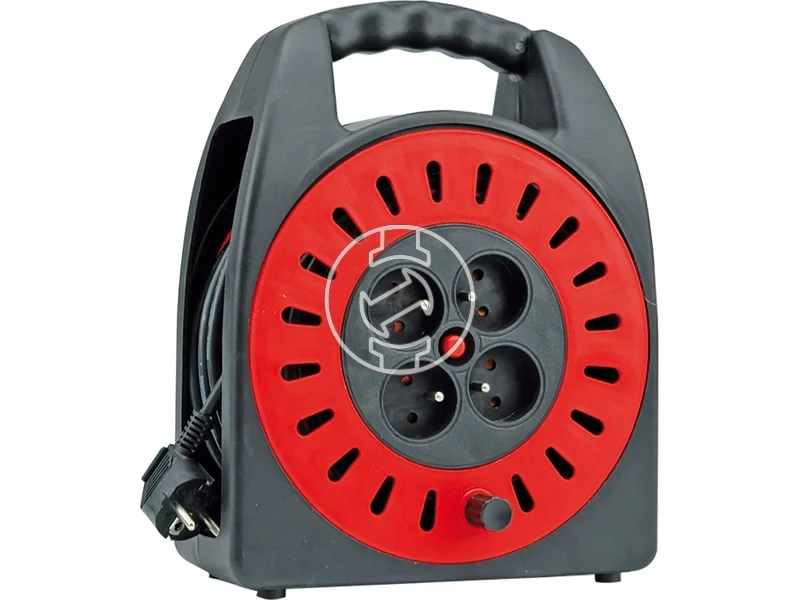 Kép: Hosszabbito kabeldob 30 m 4 aljzat PVC.webp