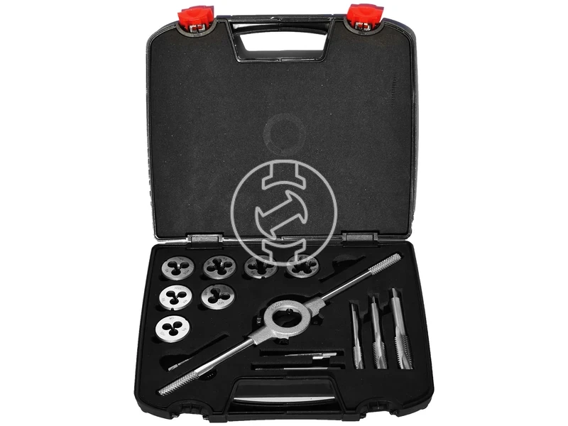 Kép: HSS-G menetszerszam klt. 16 reszes Hand taps DIN352 M3-M12 tap wrench DIN1814_0.webp