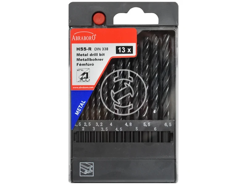 Kép: HSS-R femfuro keszlet DIN 338 13 db pcs 15-65x05mm_1.webp