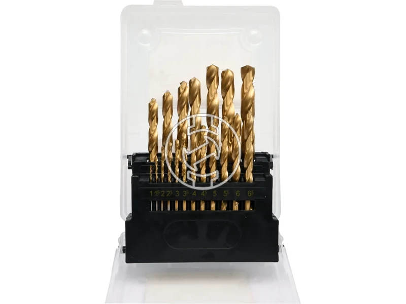 Kép: HSS-TiN csigafuro keszlet 19 reszes 110 mm 05 mm lepeskoz.webp