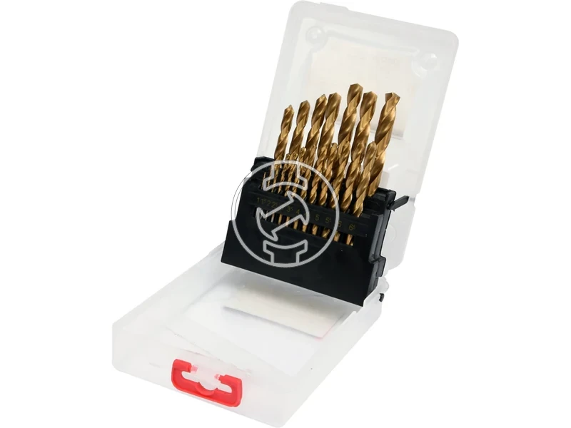 Kép: HSS-TiN csigafuro keszlet 19 reszes 110 mm 05 mm lepeskoz.webp