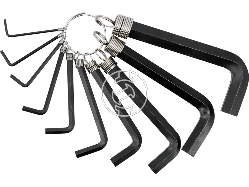 Kép: Imbuszkulcs keszlet 10 reszes 214 mm.webp