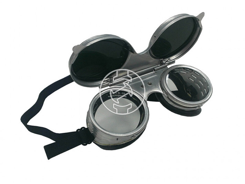 Iweld védőszemüveg DIN5 felnyitható fém