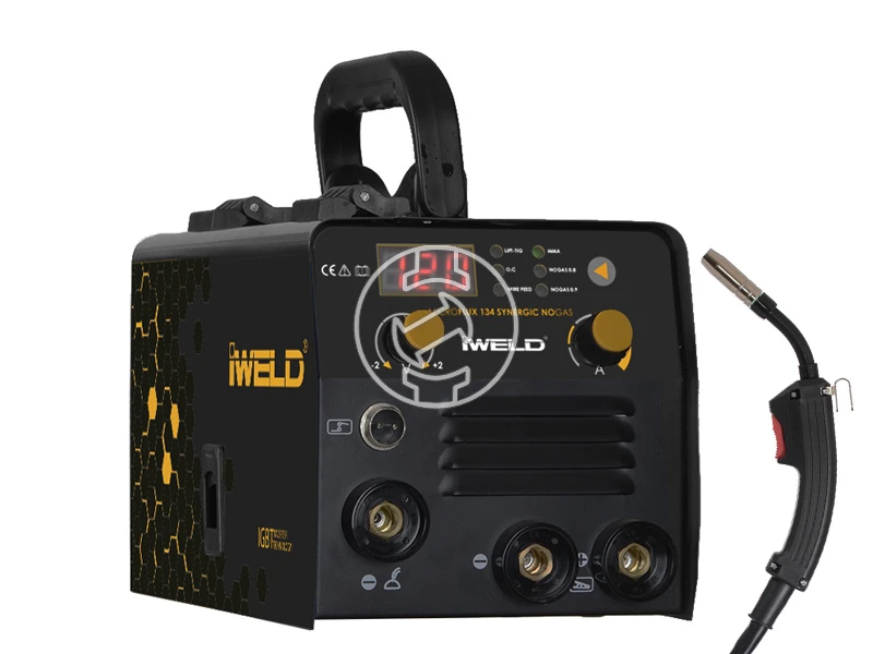 Iweld GORILLA MICROFLUX 134 SYNERGIC NOGAS fogyóelektródás védőgázas inverteres hegesztő