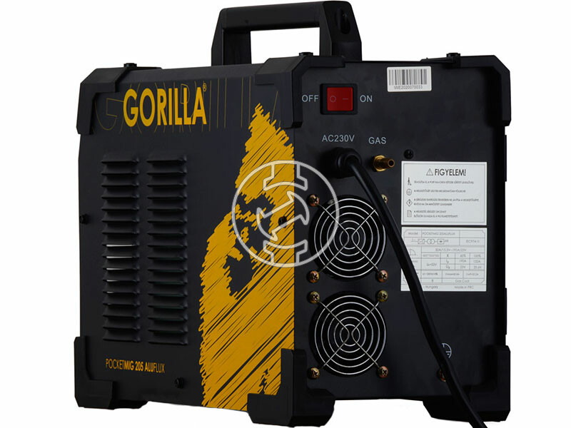 Iweld Gorilla Pocketmig 205 Aluflux fogyóelektródás védőgázas inverteres hegesztő