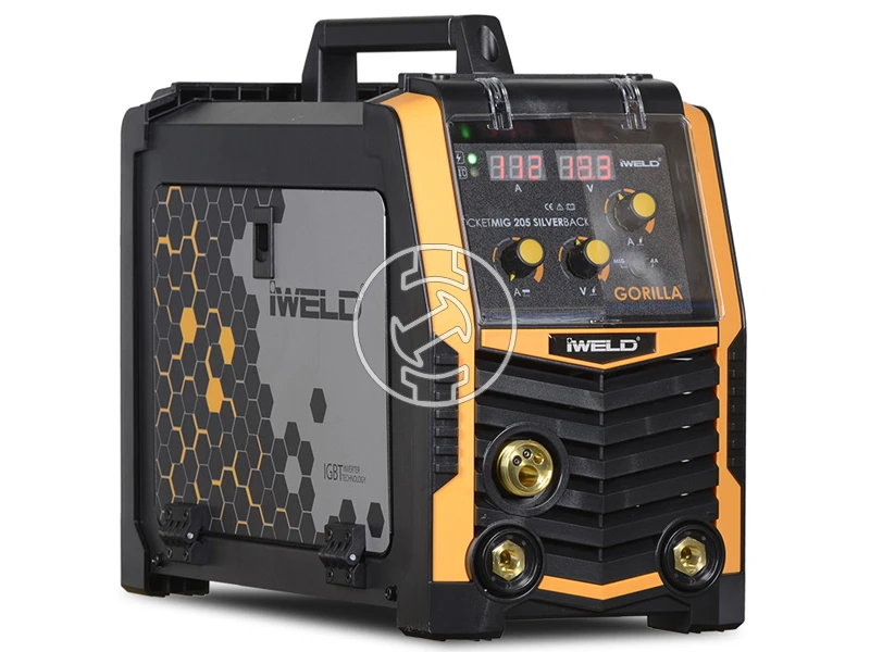 Iweld GORILLA POCKETMIG 205 ALUFLUX fogyóelektródás védőgázas inverteres hegesztő kocsival