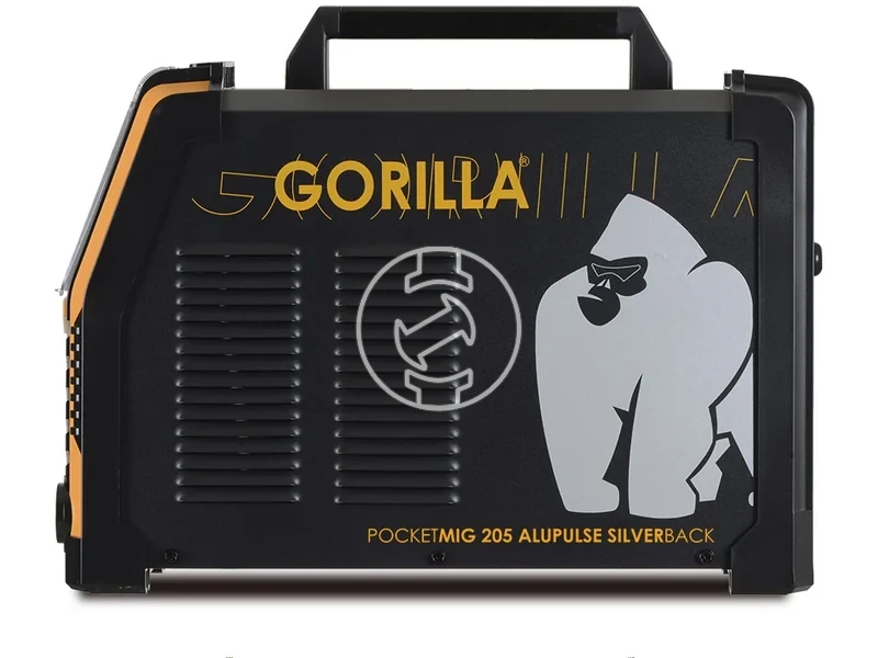 Kép: IWELD GORILLA POCKETMIG 205 ALUPULSE SILVERBACK hegeszto inverter.webp