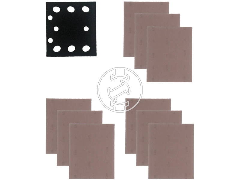 Milwaukee rezgőcsiszolólap készlet 115 x 107 mm