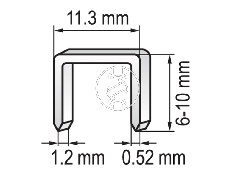 Kép: Kalapacstuzo 610 mm kapocshossz.webp
