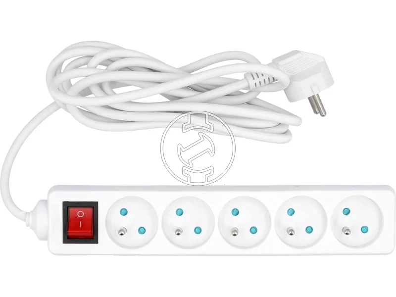 Kép: Kapcsolos foldelt hosszabbito eloszto 5 aljzatos 3 m.webp