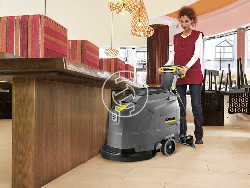 Karcher BD 43/25 C akkus padlótisztító