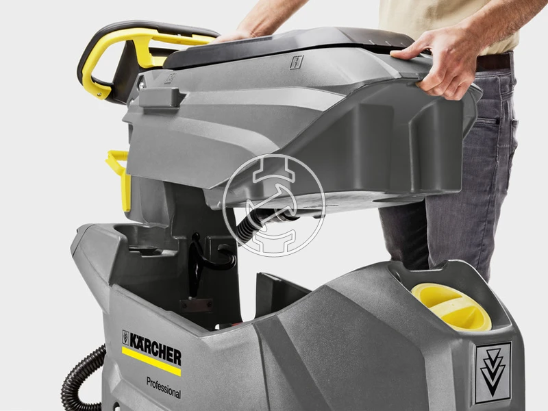 Karcher BD 43/25 C Classic Bp Pack akkus padlótisztító 80 Ah Li+FC